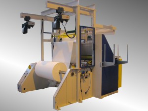 Inspection machine for plastic film - Width : 1500  mm - Diameter : 1200 mm - Speed : 60 m/min