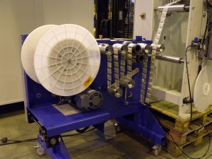 Spool with movable bobbin - 500 x 500 mm