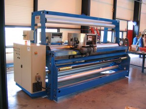 Flexo printing unit 1 color- Printing width : 400 mm - Product width: 3000 mm - Blade chamber - Speed: 120 mpm